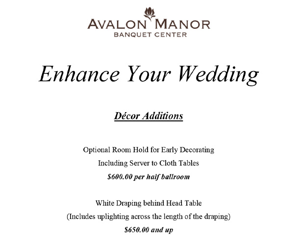 avalon enhance your wedding thumb
